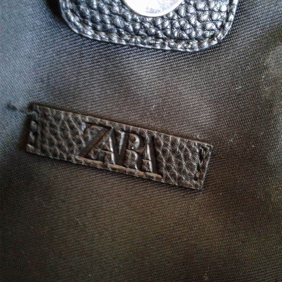 Zara vegan pebble leather office Tote Bag Shoulder Bag Handbag 43 L X 27 H X 17 - Picture 10 of 10